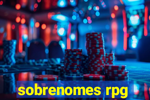 sobrenomes rpg